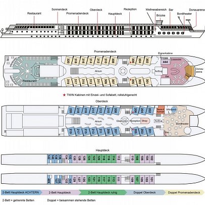 MS Primadonna Budapest Pecs für Hobby Historiker - MS Primadonna