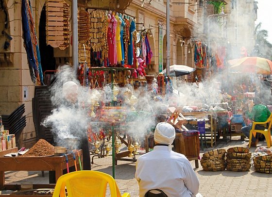 Kairo & Grand Egyptian Museum - Straßenmarkt in Kairo