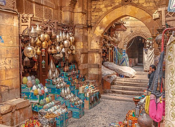 Kairo & Grand Egyptian Museum - Khan-El-Khalili-Basar - Kairo