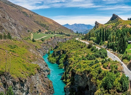 Große Neuseeland Rundreise - Landschaft bei Queenstown
