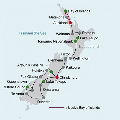 Große Neuseeland Rundreise