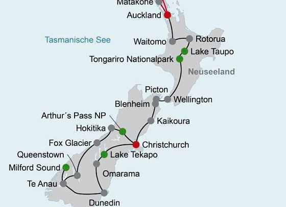 Große Neuseeland Rundreise