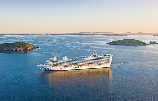 Ostsee mit Caribbean Princess
