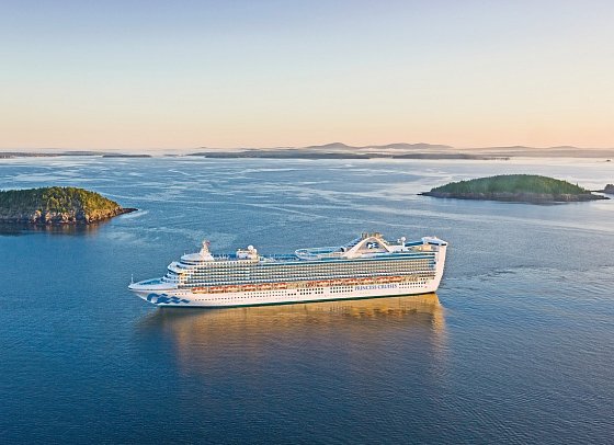 Ostsee mit Caribbean Princess