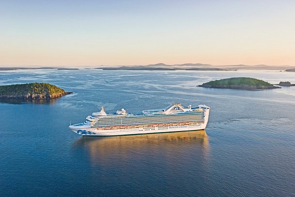 Ostsee mit Caribbean Princess
