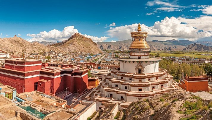 Rundreise China mit Tibet - Kumbun-Stupa, Gyantse