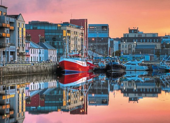 Rundreise Irland - Die grüne Insel - Hafen, Galway