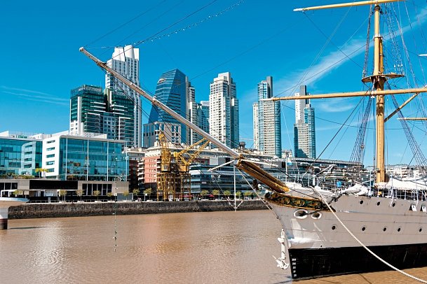 Transatlantik Argentinien-Spanien mit MSC Fantasia - Puerto Madero, Buenos Aires