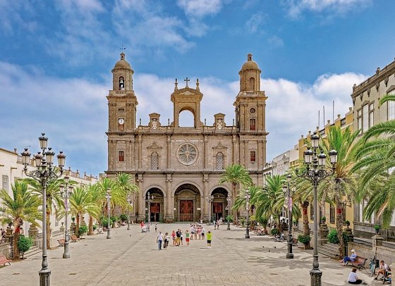 Transatlantik Buenos Aires - Savona mit Costa Serena - Kathedrale Santa Ana, Las Palmas