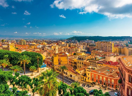 Westliches Mittelmeer mit Costa Smeralda - Cagliari