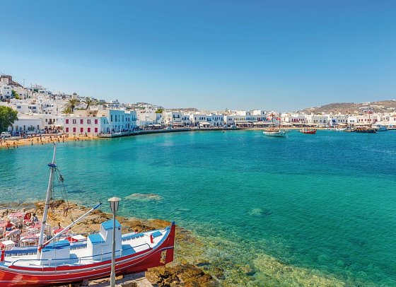 Grosse Mittelmeerkreuzfahrt mit Costa Serena - Hafen Mykonos