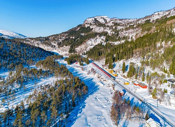 Norwegens Welterbe mit Skifestival in Oslo mit AIDAprima - Bergenbahn