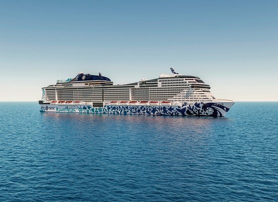 Ostsee mit MSC Euribia - MSC Euribia