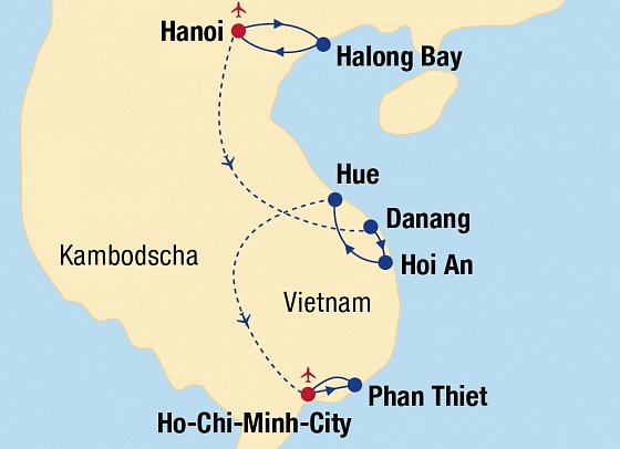 Rundreise & Baden Vietnam