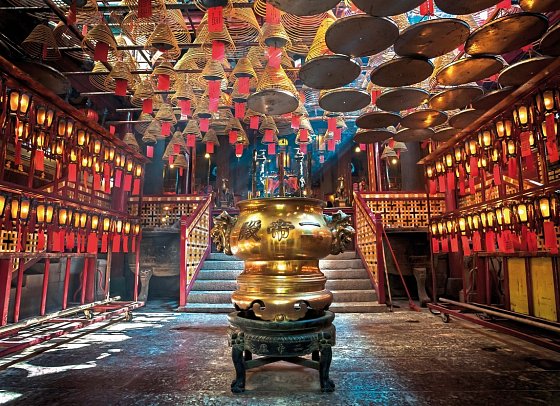 Silvesterreise Hongkong - Man Mo Tempel