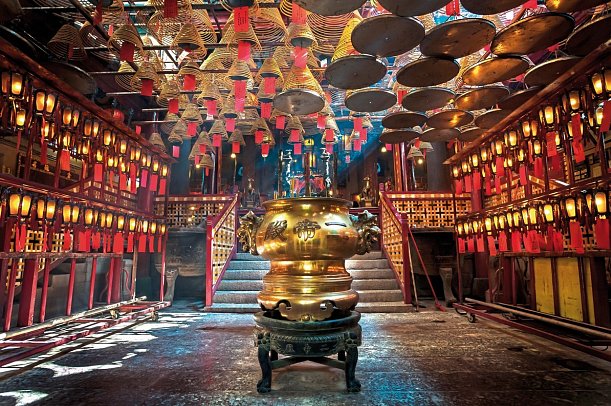 Silvesterreise Hongkong - Man Mo Tempel
