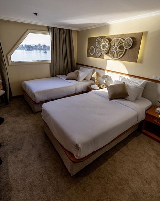 Nilkreuzfahrt & Baden in Hurghada - Nile Crown - Doppelkabine