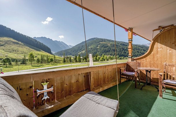 Wanderreise Zillertal - Beispiel für einen Balkon