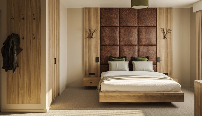 Aldiana Club Schlanitzen Alm - Wohnbeispiel Doppelzimmer (Zimmercodierungen DB1, DP1 & EX1)