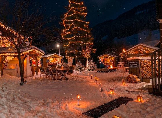 Naturel Hoteldorf SCHÖNLEITN - Weihnachtsdorf SCHÖNLEITN, KI-generiertes Bild