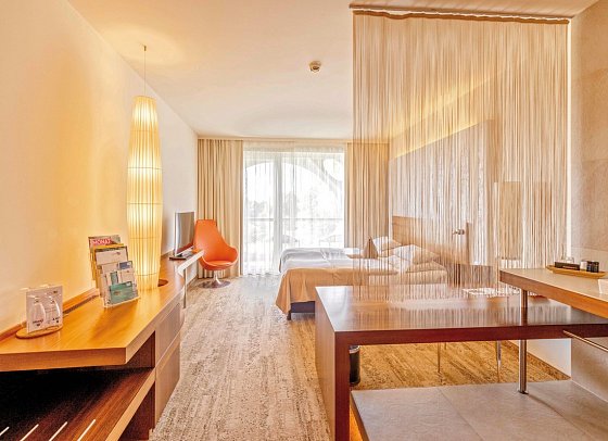 Das Seepark Wörthersee Resort - Wohnbeispiel Doppelzimmer Superior Balkon (Zimmercodierung DS1)