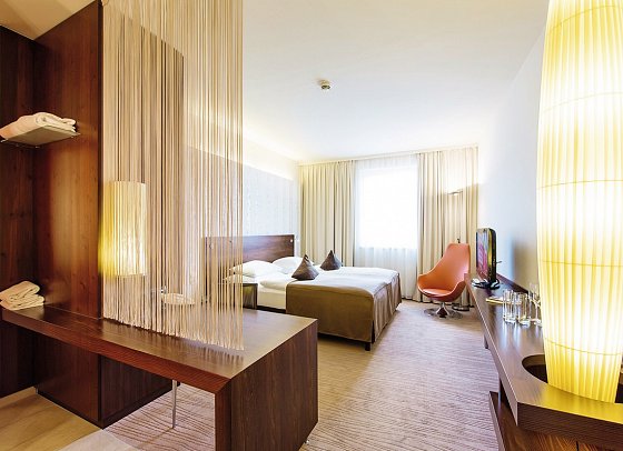 Das Seepark Wörthersee Resort - Wohnbeispiel Doppelzimmer Standard (Zimmercodierung DG1)