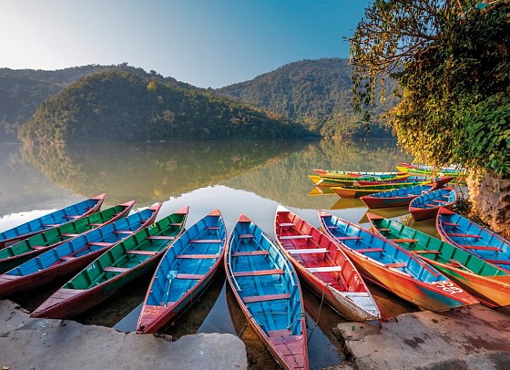 Nepal Rundreise - Pokhara, Phewa Lake