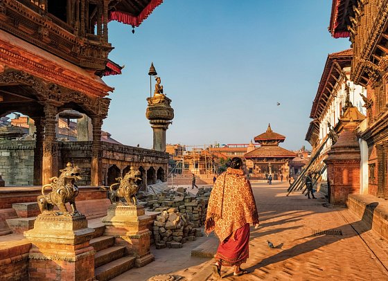 Nepal Rundreise - Bhaktapur, Durbar Square