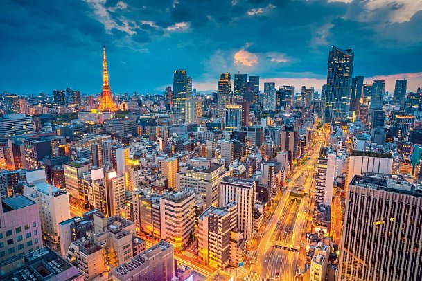 Hawaii, Japan & Südostasien mit der Sapphire Princess - Skyline von Tokyo