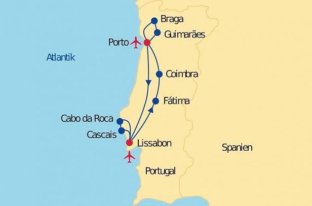 Rundreise Portugal