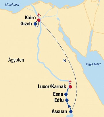 Ägypten - Kairo & Nilkreuzfahrt