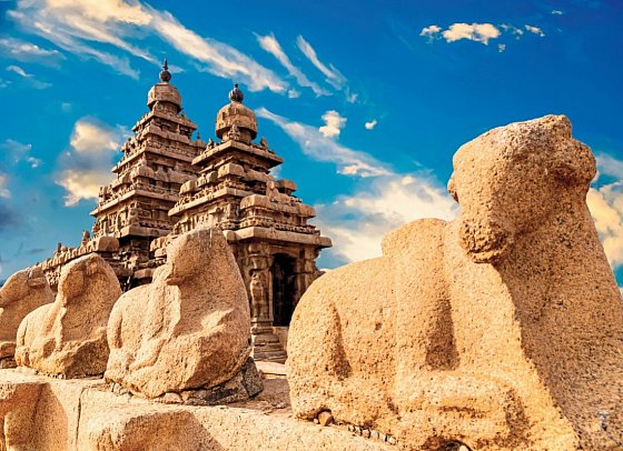 Rundreise Faszinierendes Südindien - ShoreTempel-in Mahabalipuram