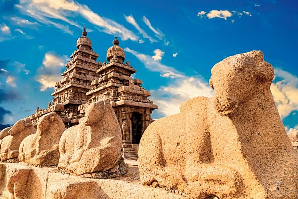 Rundreise Faszinierendes Südindien - ShoreTempel-in Mahabalipuram