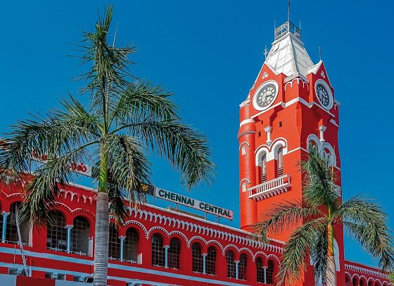 Rundreise Faszinierendes Südindien - Chennai Railway Station