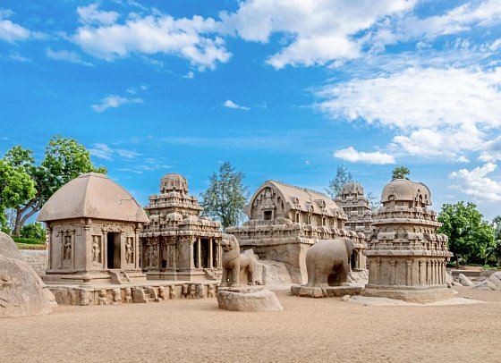 Rundreise Faszinierendes Südindien - Küstentempel Mahabalipuram