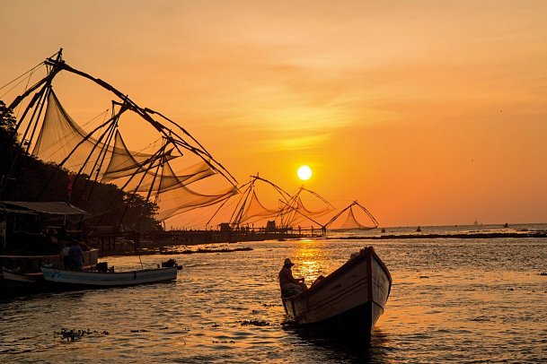 Rundreise Faszinierendes Südindien - Fischer in Cochin