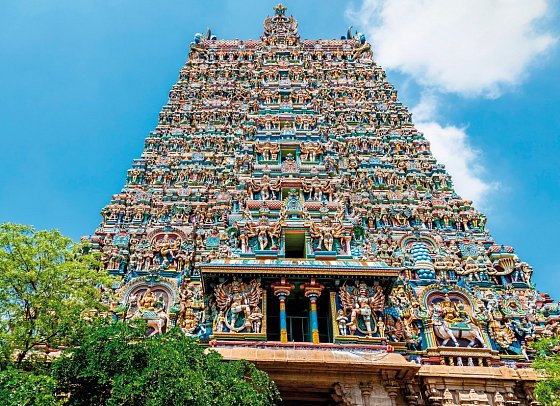 Rundreise Faszinierendes Südindien - Meenakshi-Tempel in Madurai