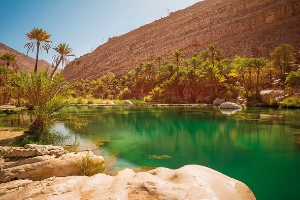 Rundreise Oman zu Silvester - Kultur, Wüste & Meer - Wadi Bani Khalid