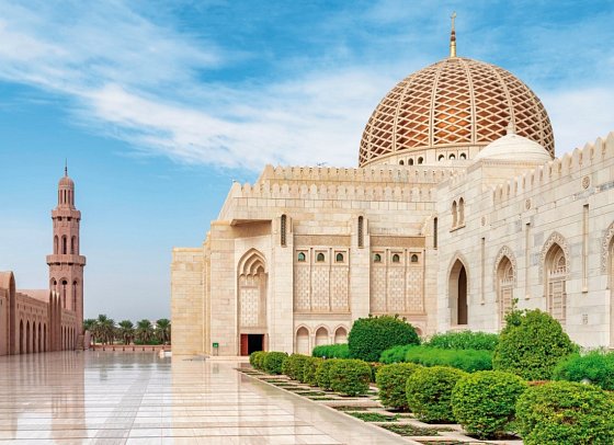 Rundreise Oman zu Silvester - Kultur, Wüste & Meer - Sultan Qaboos Grand Mosque, Muscat