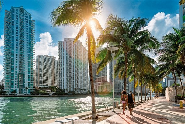 Florida bis Brasilien mit Queen Anne - Downtown Miami
