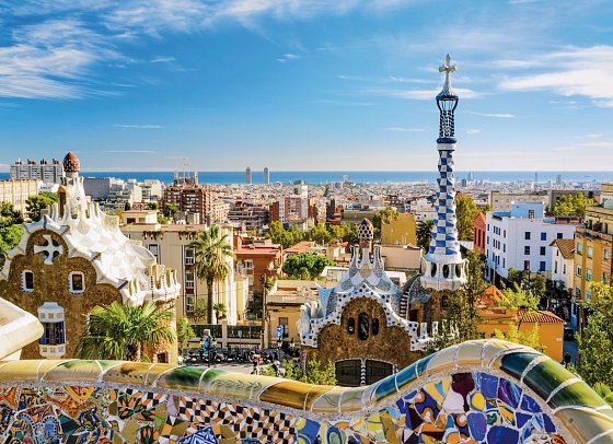 Italien-Hamburg mit Costa Favolosa - Park Güell