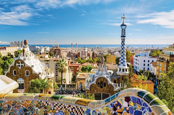 Italien-Hamburg mit Costa Favolosa - Park Güell