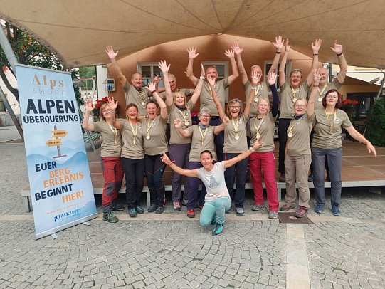 Alpenüberquerung – von Garmisch-Partenkirchen nach Sterzing - Finisher Foto