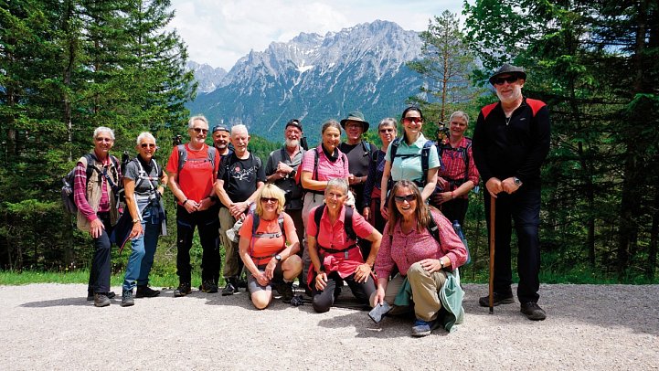 Alpenüberquerung – von Garmisch-Partenkirchen nach Sterzing - Gruppenfoto