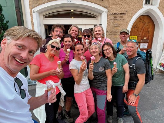 Alpenüberquerung – von Garmisch-Partenkirchen nach Sterzing - Gruppenfoto