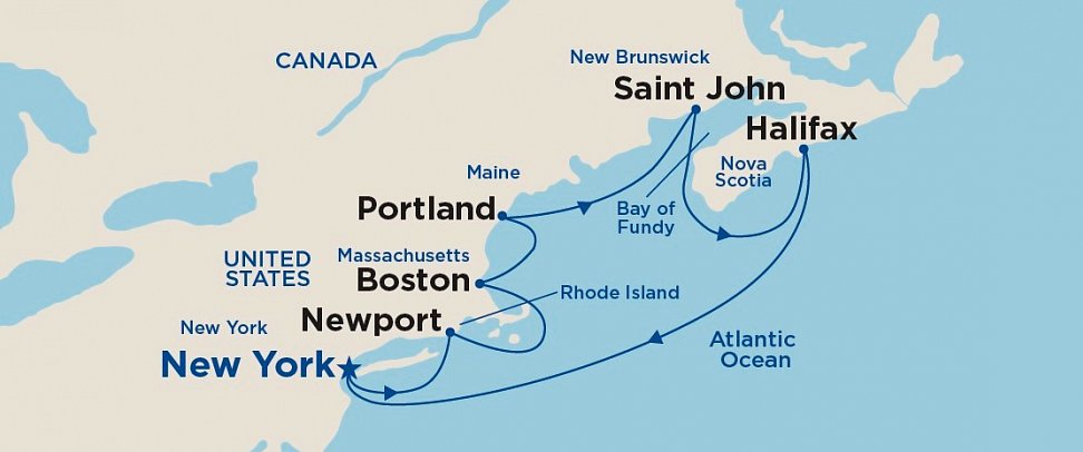 New York & New England mit Majestic Princess