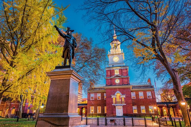 Rundreise Quer durch die USA von New York bis San Francisco - Philadelphia, Independence Hall