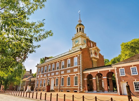 Rundreise Sehenswürdigkeiten des Osten - Independence Hall, Philadelphia