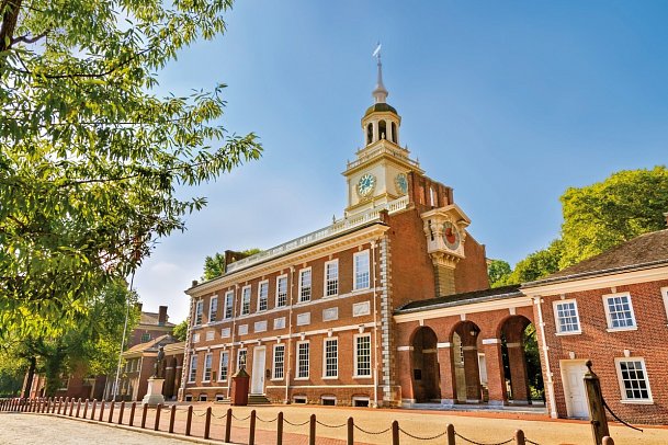 Rundreise Sehenswürdigkeiten des Osten - Independence Hall, Philadelphia