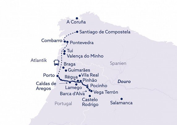 Douro-Tal & Galicien mit Duoro Queen